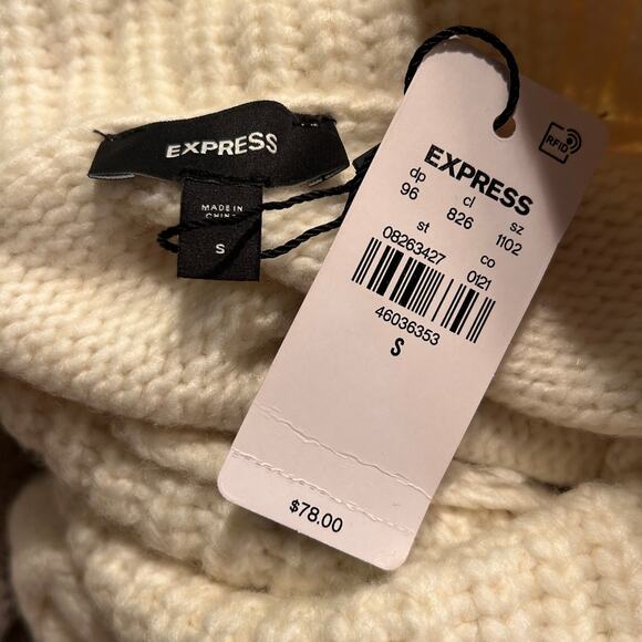 Express Sweater Sleeveless Turtleneck size SMALL NWT - Picture 5 of 6